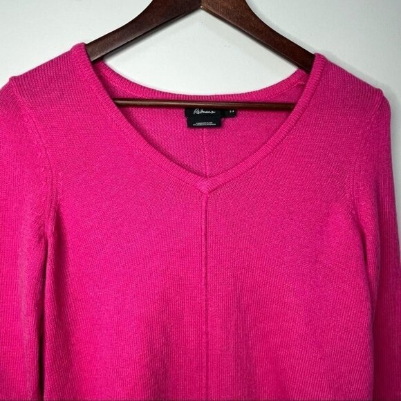 Reitman’s Cashmere Blend Pink Sweater Size Small - Picture 4 of 8